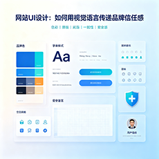 霸州建站-网站UI设计：如何用视觉语言传递品牌信任感