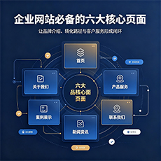 廊坊建站-企业网站必备的六大核心页面