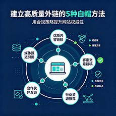 廊坊建站-建立高质量外链的5种白帽方法